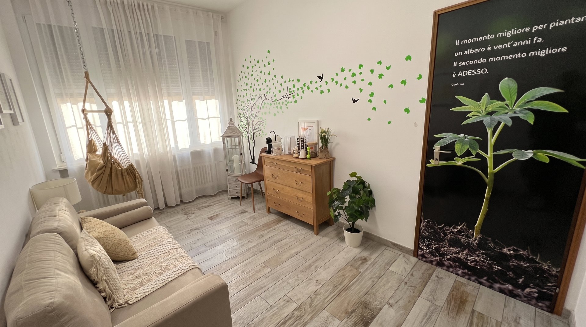 L'area relax dello studio